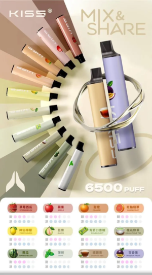 微信图片_20241030093904.png KIS5鎧斯拋棄式6500口 / 口味變化多達78種 / 十送一