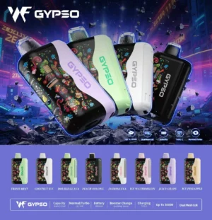 mtx01 GYPSO 滿天星 30000口拋棄式|炫彩發光|雙模式高續航|王嘉爾同款風格|高CP值